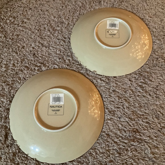 2-Vintage Náutica 9” Plates Island Sand - Picture 4 of 7